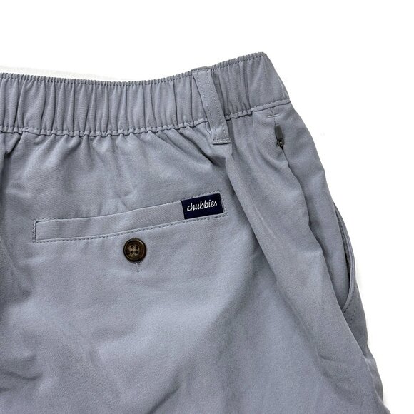 Chubbies Shorts Mens Large 6" Inseam Blue Drawstring Surfer Preppy Stretch - Picture 7 of 7